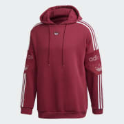 Signature trefoil hoodie top