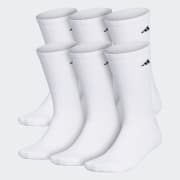 adidas Athletic Cushioned Low Socks 6 Pairs - White, 101641