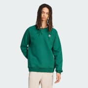 Adidas trefoil sweatshirt green clearance
