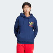 adidas Trefoil Hoodie - Blue | Free Shipping with adiClub | adidas US