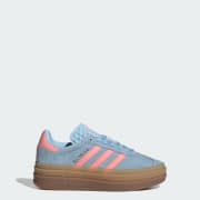 Childrens pink adidas gazelle store