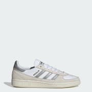 Adidas originals handball top sneakers in white deals