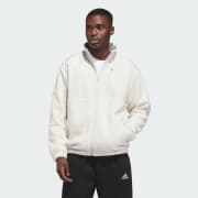 adidas Coze Full-Zip Jacket - Beige | Free Shipping with adiClub | adidas US