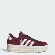 Womens burgundy adidas trainers store