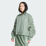 adidas Originals Lightweight Bomber Jacket - Green | Women's