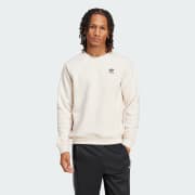 Adidas Trefoil Essentials Crew Sweatshirt Men Wonder White S