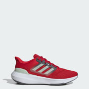 Red adidas bounce sale