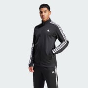 adidas Essentials Warm Up 3 Stripes Track Jacket Black Men s Training adidas US