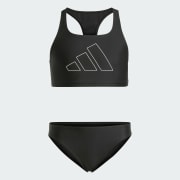 Adidas performance racerback black & white bikini on sale