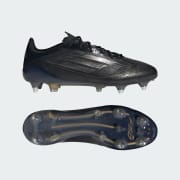 Black adidas football boots soft ground hot sale
