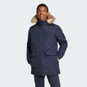 adidas Paveric Fur Parka Blue adidas Ireland