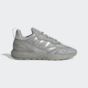 Grey adidas zx store