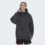 adidas Studio Lounge Fleece Kapuzenjacke Grau adidas Deutschland