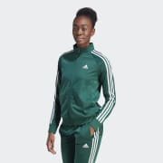 Primegreen Essentials Warm-Up Slim 3-Stripes Track Jacket - Black, Women's  Training