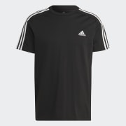 T shirt Essentials Single Jersey 3 Stripes Blu adidas adidas Italia