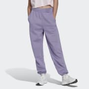 | - Women\'s Fleece adidas Joggers Purple Lifestyle | Essentials US adidas