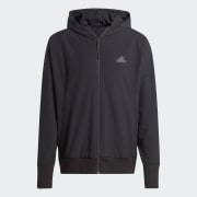 adidas Z.N.E. Woven Full-Zip Hooded Track Top - Green | adidas 