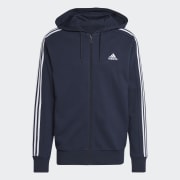 Felpa adidas con cappuccio e zip online