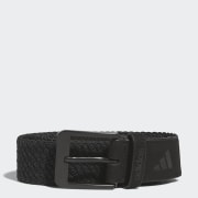 adidas Golf Braided Stretch Belt Black Free Delivery adidas UK