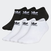 🧦 Trefoil No-Show Socks 6 Pairs - White | CH8398 | adidas US 🧦