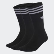 adidas Solid Crew Socks 3 Pairs - White