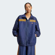 adidas 70s Oversized Track Jacket - Blue | adidas India