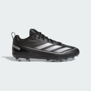 Black adidas football cleats top