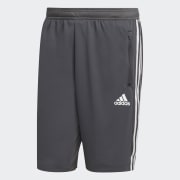 adidas Designed 2 Move 3-Stripes Primeblue Shorts - Grey | Men's ...