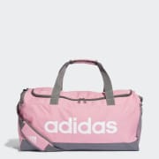 adidas ESSENTIALS LOGO DUFFEL BAG MEDIUM Pink adidas UK
