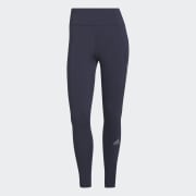 adidas Own The Run Womens Long Running Tights Black Small FS9832 03 msrp  $60