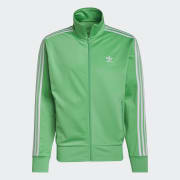 Chaqueta adidas top verde y blanca