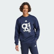 adidas Graphic Print Fleece Sweatshirt Black Free Shipping with adiClub adidas Canada