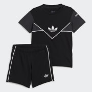 Ensemble short et t shirt Adicolor Noir adidas adidas France