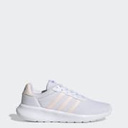 Adidas lite racer womens white top