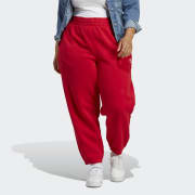 adidas Essentials Fleece Joggers (Plus Size) - Red, Women's Lifestyle