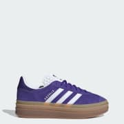 Adidas purple gazelle suede trainers store