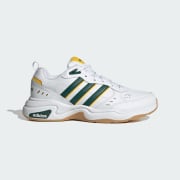 Cor do artigo: Cloud White / Collegiate Green / Bold Gold