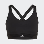 Adidas Women's Brilliant Basics Low-Impact Ladies Sports Bra Top - EI0795  Black 