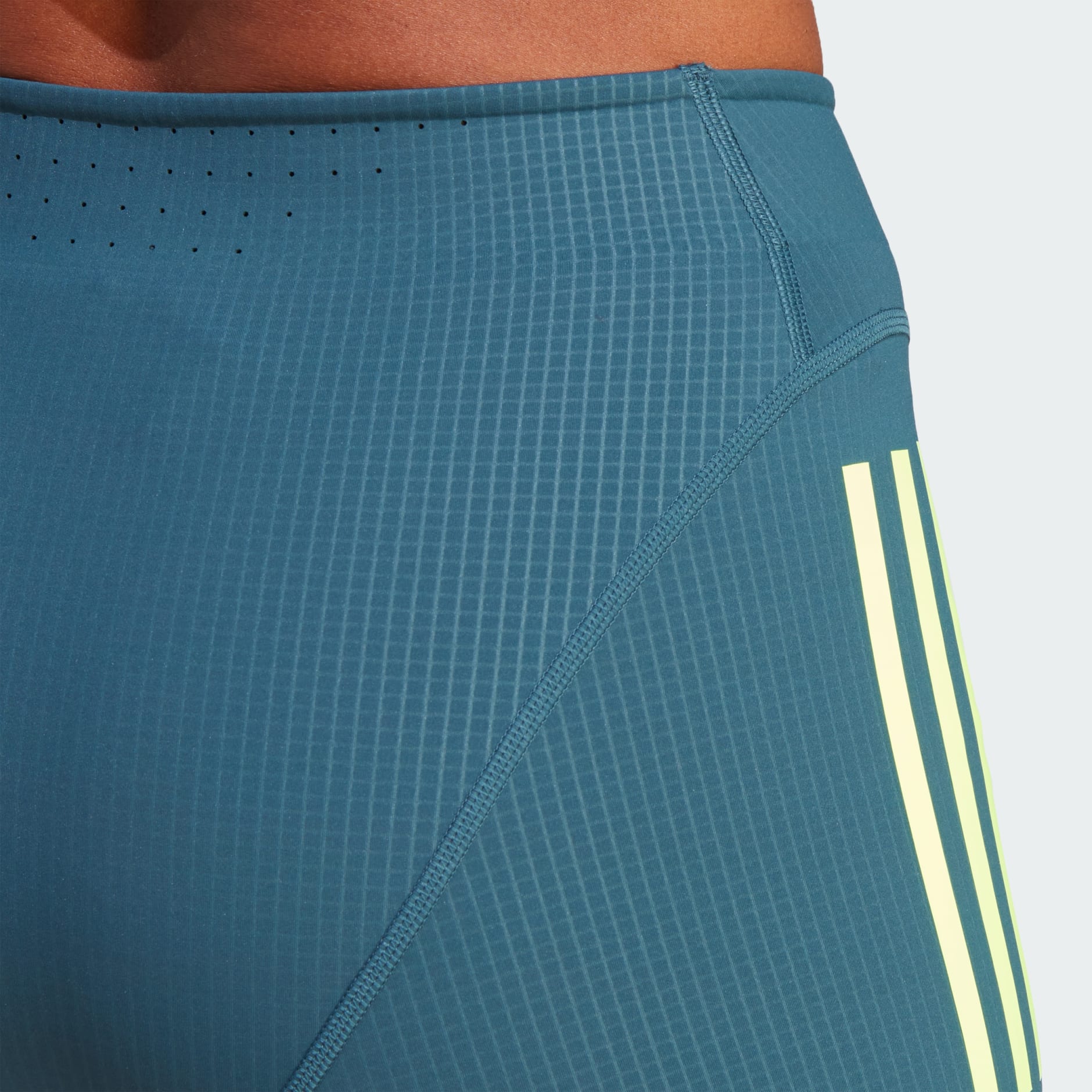 adidas Adizero Promo Running Booty Shorts - Turquoise