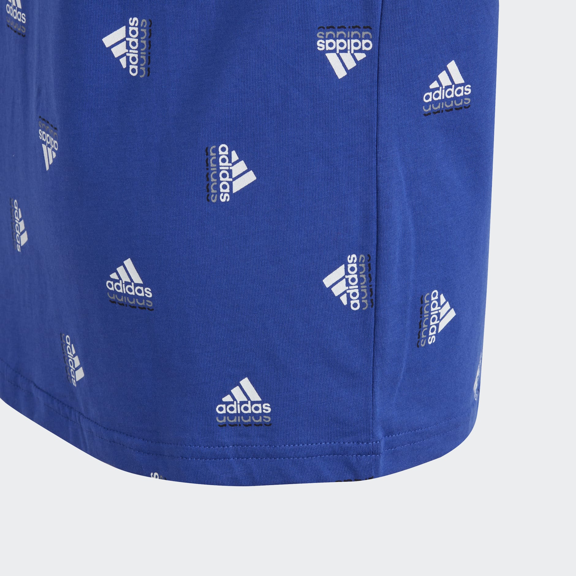 adidas Brand Love Allover Print T-Shirt Juniors