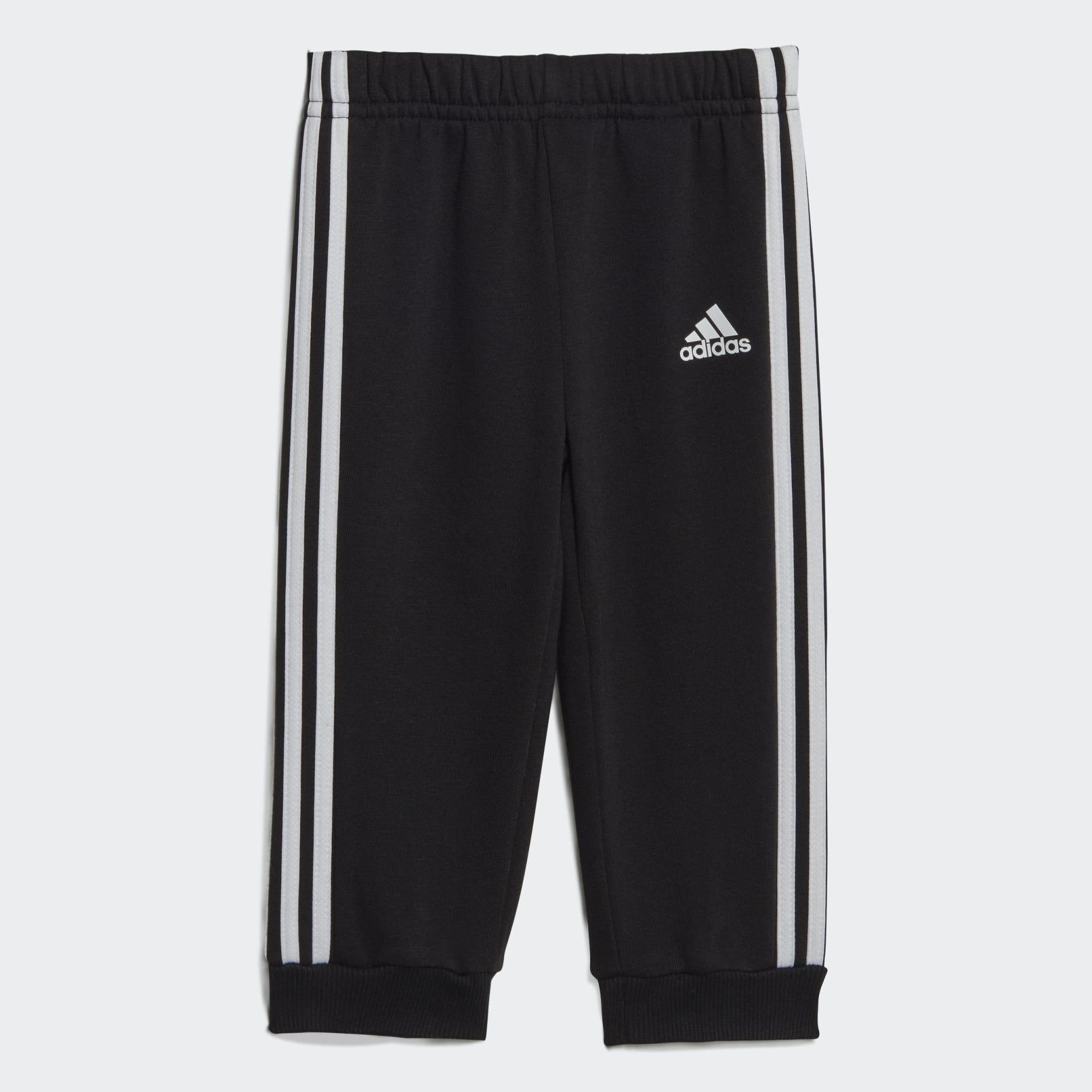 Clothing - Essentials Full-Zip Hooded Jogger Set - Black | adidas South ...