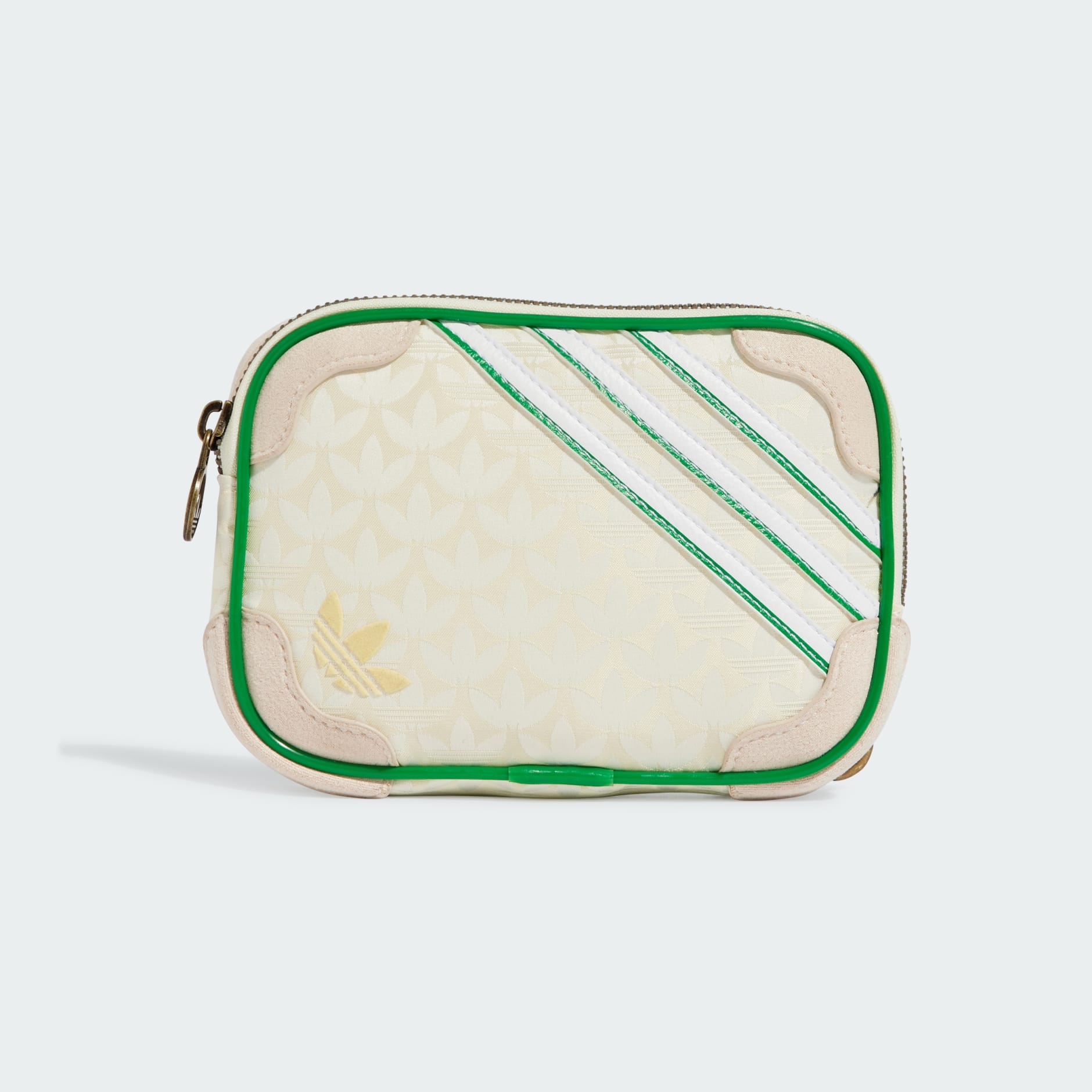 Trefoil Monogram Jacquard Suede Mini Airliner Bag