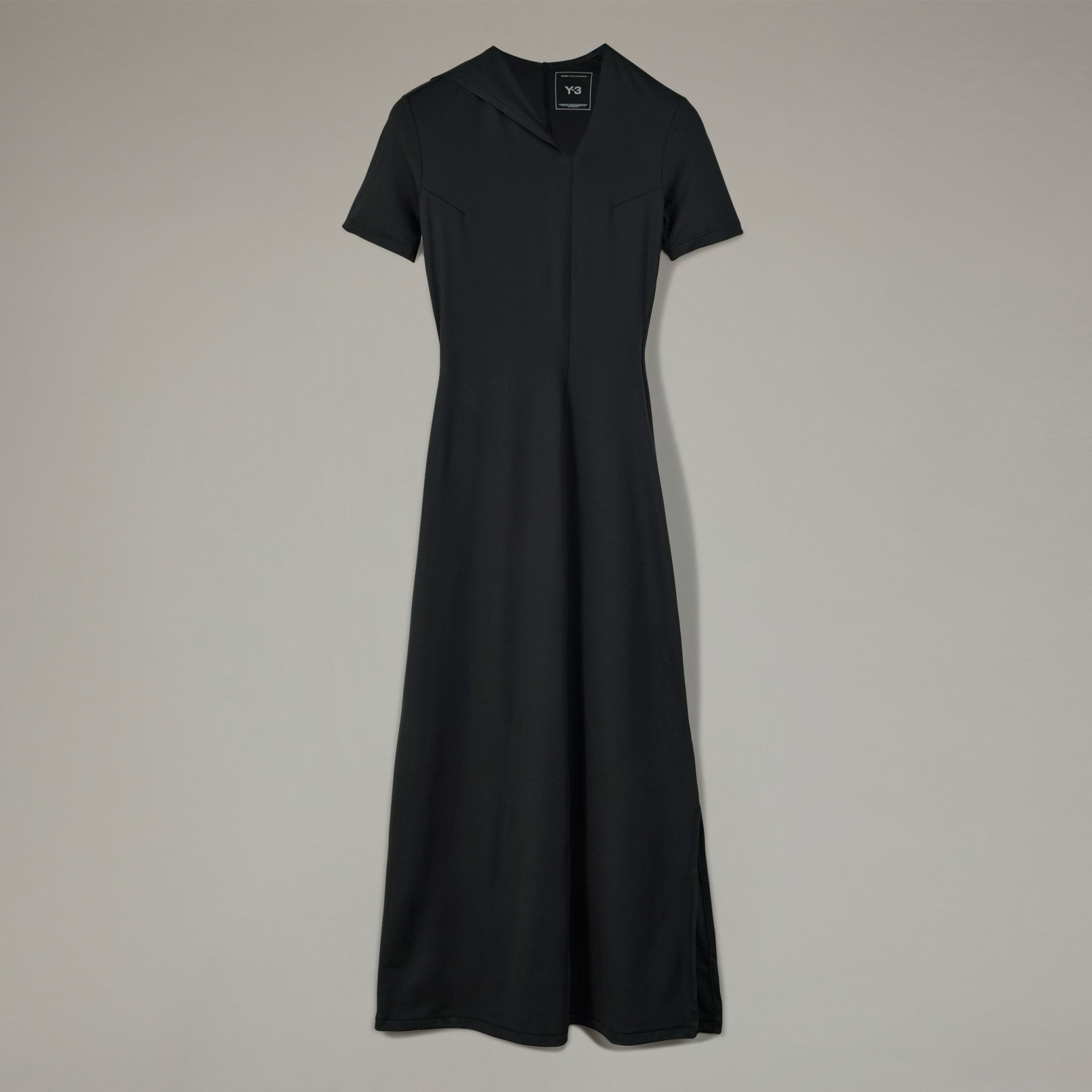 Y-3 Fitted Neck Closure Dress