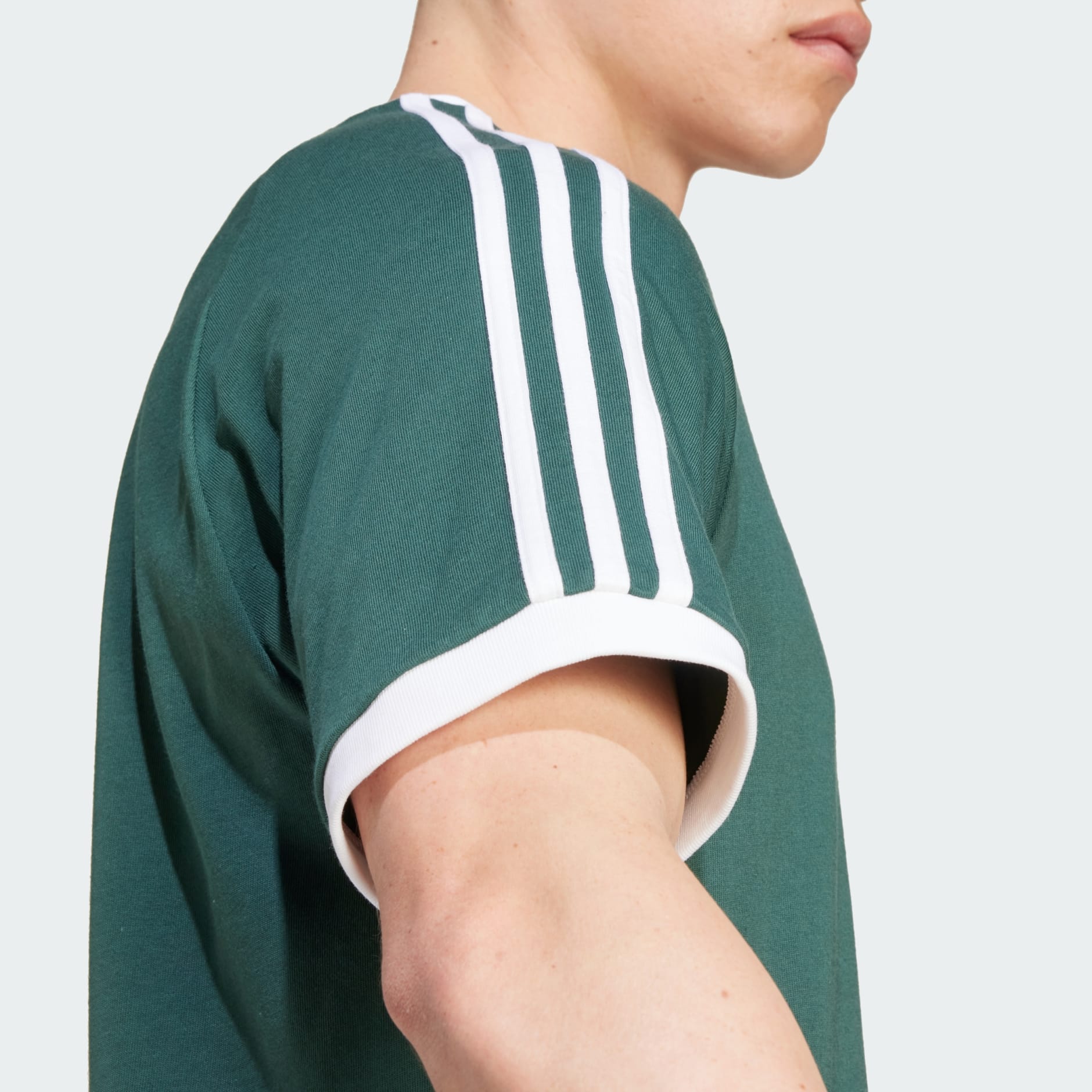 Clothing Adicolor Classics 3 Stripes Tee Green adidas Oman