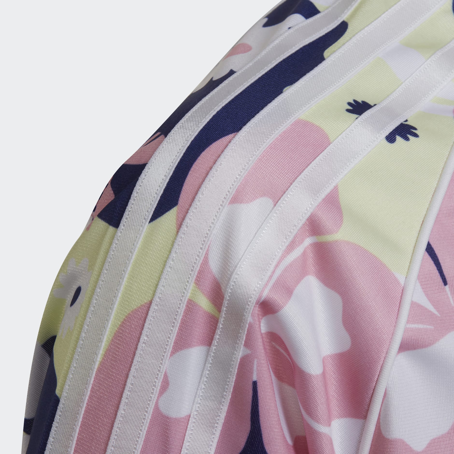 Allover Flower Print SST Track Top
