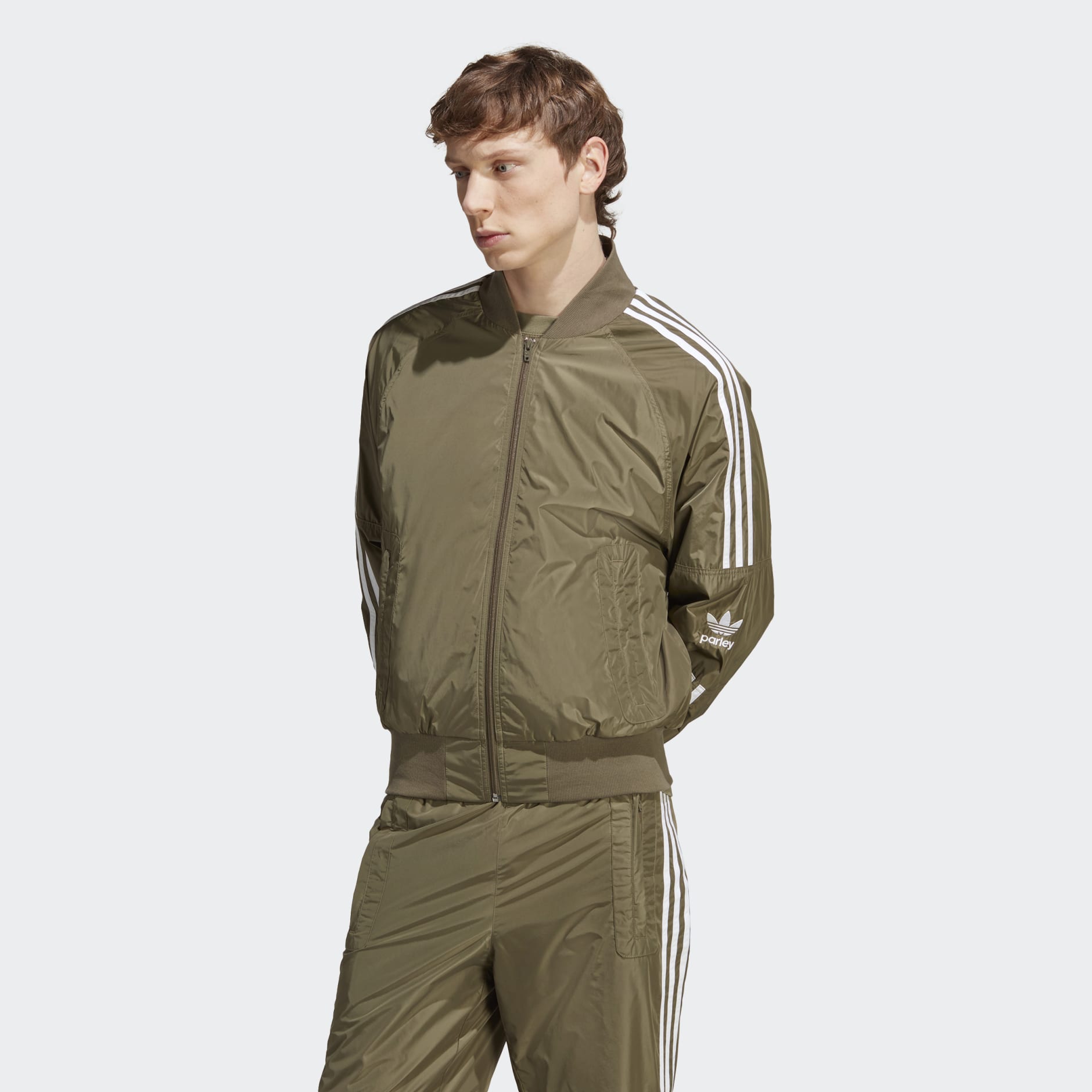 Men's Clothing - Adicolor Parley Track Jacket - Green | adidas Egypt
