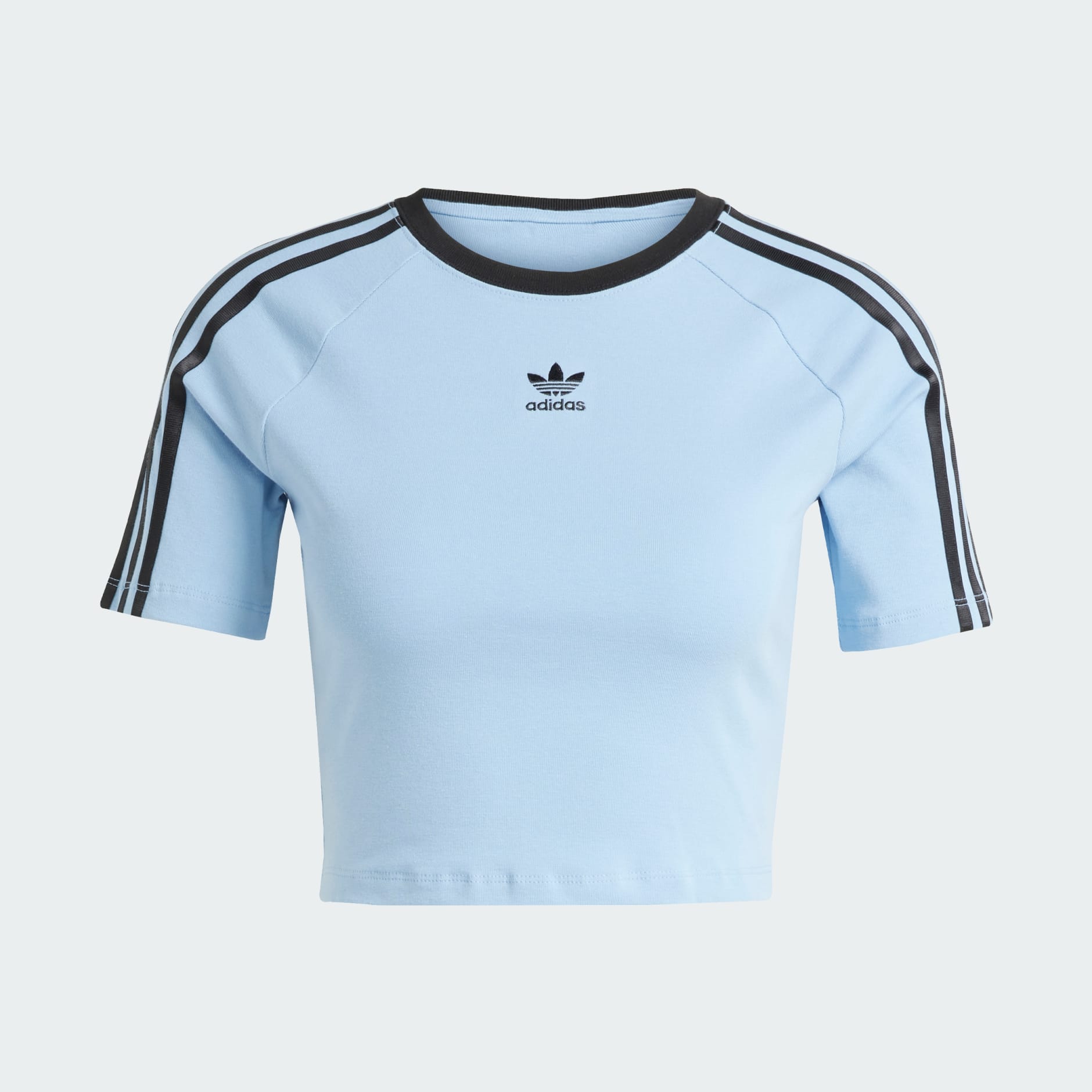 ★ adidas★ 3S Baby Tee JY4857 3-Stripes Baby Tee - Blue | adidas Hong Kong