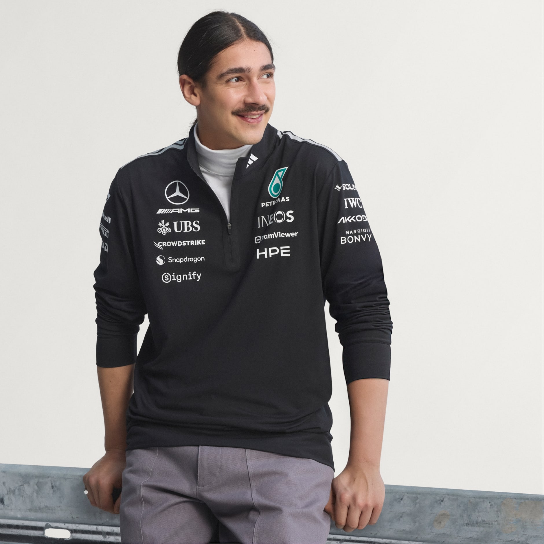 MAJICA MERCEDES - AMG PETRONAS FORMULA 1 TEAM ENGINEERS QUARTER ZIP