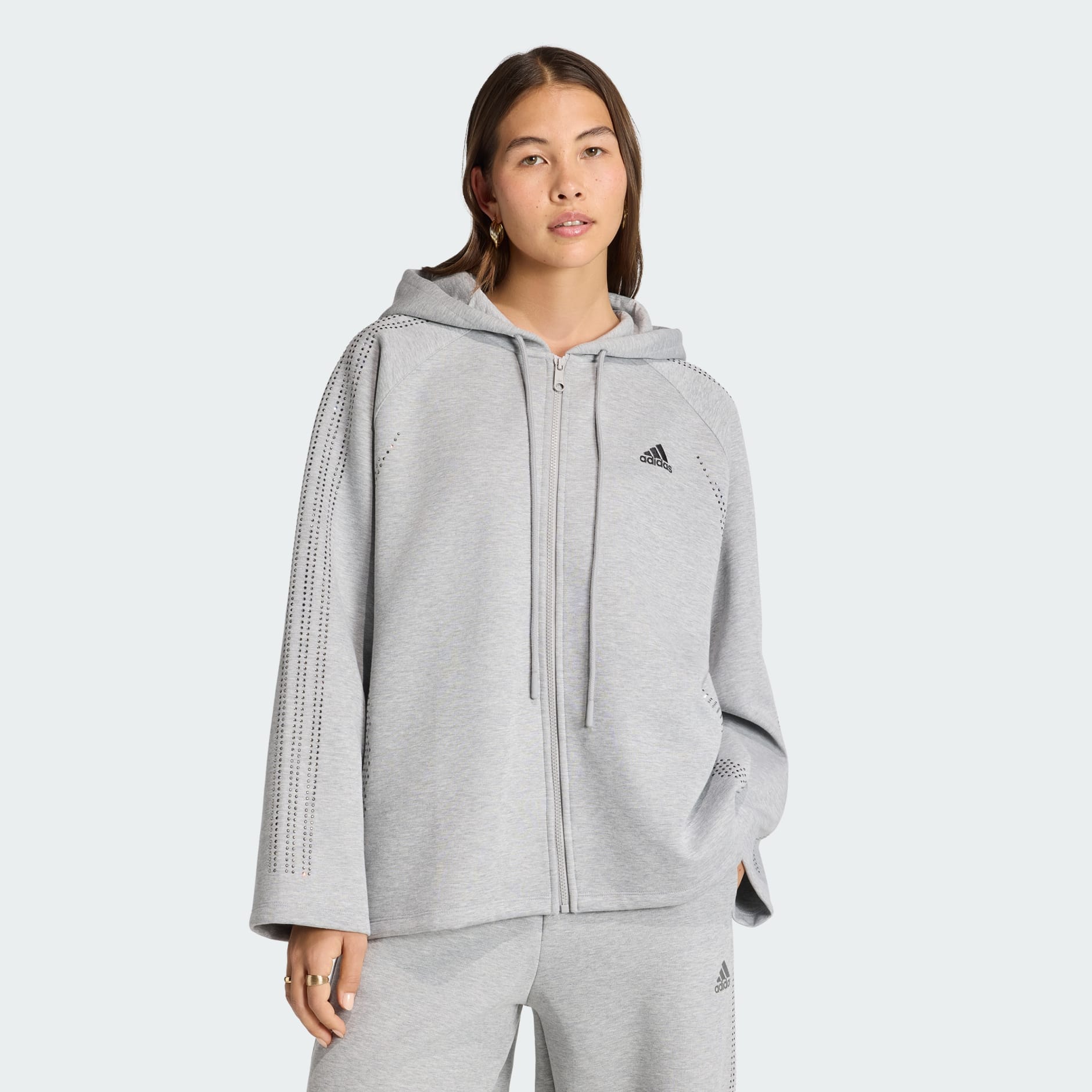 TEAMGEIST RHINESTONE TRACK TOP