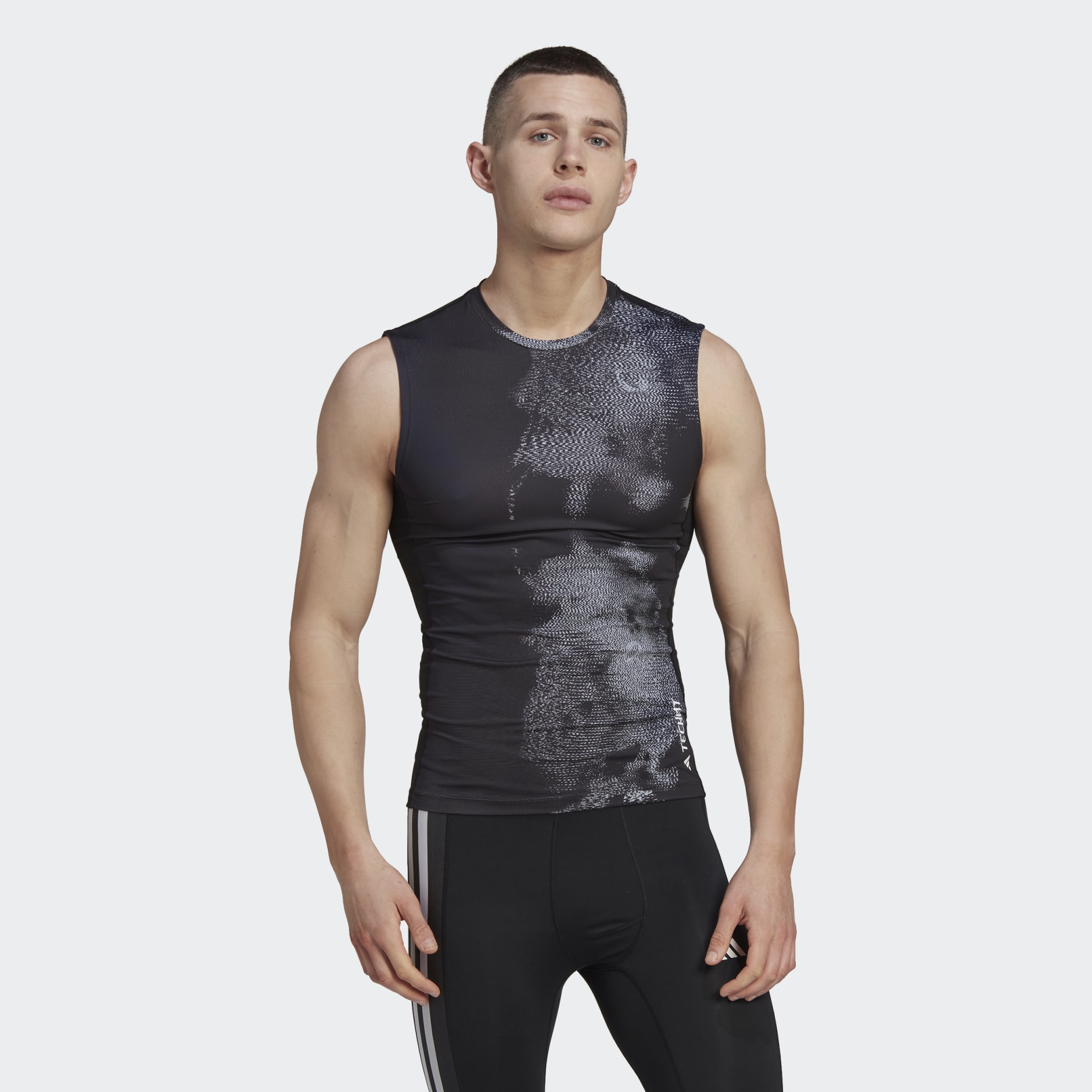Techfit Allover Print Training Sleeveless Tee